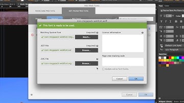 Adobe Muse CC 2014.1 Tutorial | Self Hosted Web Fonts and Glyphs