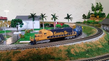 Simple and nice train model diorama