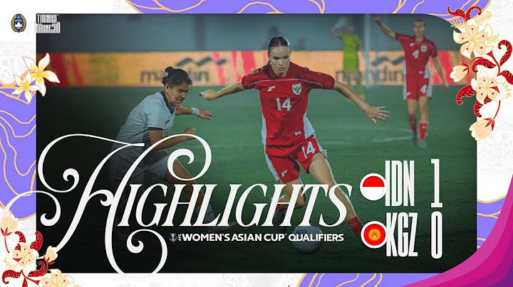 Highlights Indonesia vs Kyrgyzstan - AFC Women's Asian Cup 2026 Qualifiers