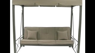 Target Patio Swing Cushions, Seat Support and Canopy Fabric Replacement