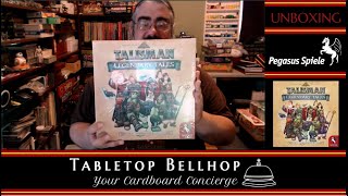 #Unboxing Talisman: Legendary Tales a family friendly board game based on the Game Workshop Game.