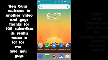 Get The Navigation gesture like ios and Android pie on and device||Fluid navigation app||Active tech