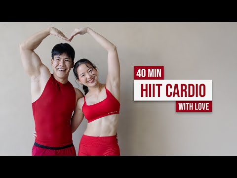 40 MIN STANDING HIIT CARDIO I Dumbbells vs. No Equipment, with Warm-Up & Cool Down