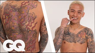 MonyHorseが体に刻んだタトゥーを紹介 | Tattoo Tour | GQ JAPAN