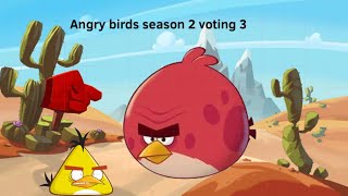 Angry Birds Season 2 Voting 3Voting Ended