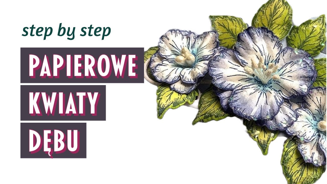 Oakberry Lane blossoms Kwiaty dębu. Formowanie na mokro z użyciem moldów + zadanie kreatywne