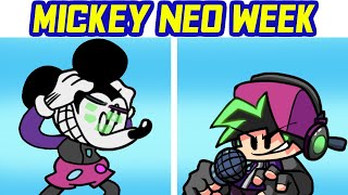 Friday Night Funkin' VS Mickey Mouse.AVI NEO Remastered (FNF Mods/Hard) (2 NEW Songs) Mod Showcase