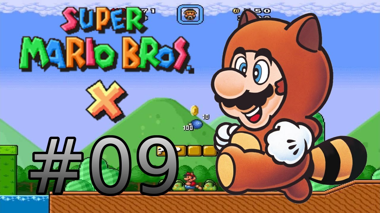 Mario Flying Racoon Let's Play Super Mario Bros. X - The Invasion 2 - (German) Part 9 ...
