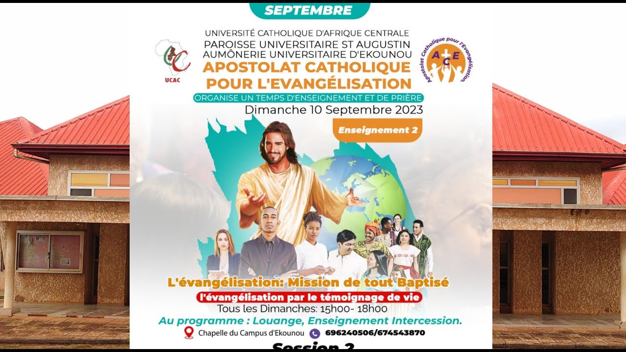 L'évangélisation par le témoignage de vie/ Patrick OMBOLO/Session 2, septembre 2023