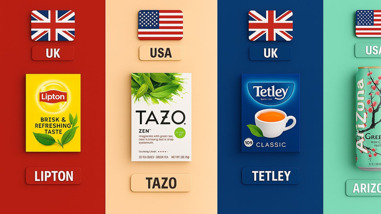 Tea Brands From Different Countries