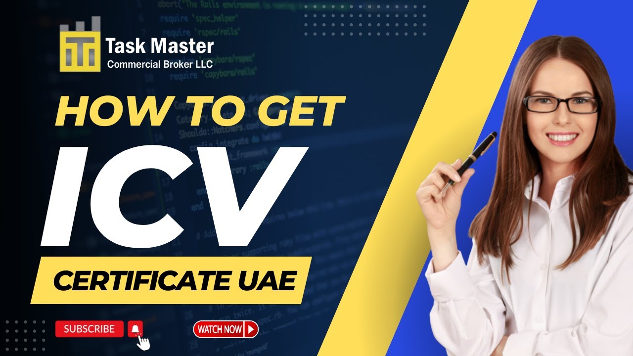 How to Get ICV Certificate Dubai UAE YouTube How to Get ICV Certificate Dubai UAE YouTube