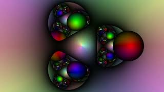 The Reuleaux triangle fractal rendered using the escape time algorithm