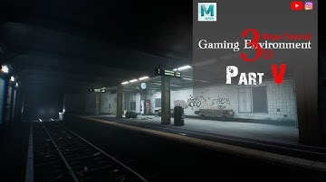 How to Model a Railway Station for a Gaming Environment (Part 5)@3dipscreation #shortvideo