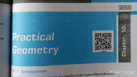 Class-10.2/ Ex-10.2 (Q-1 & Q-2) Chapter-10 (Practical Geometry)