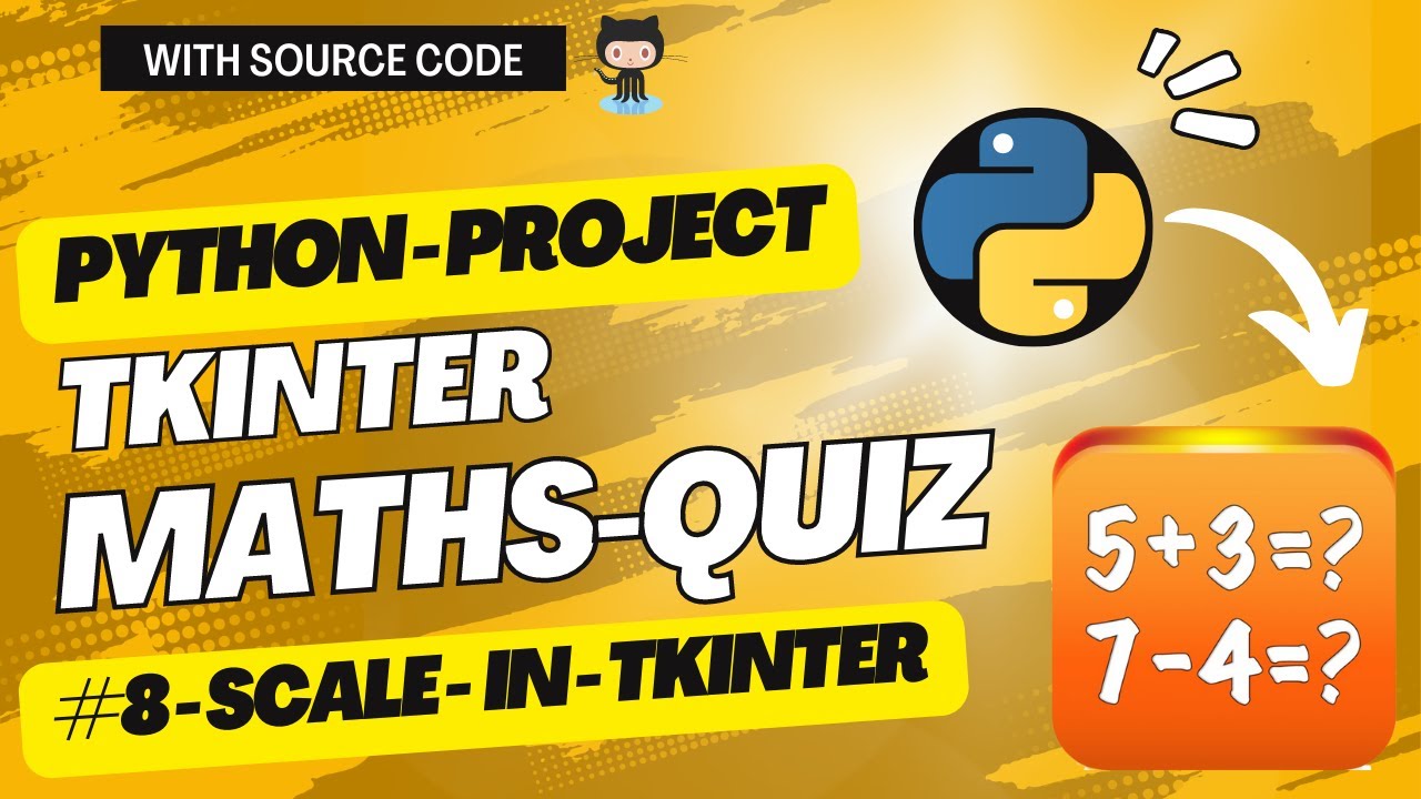 Scale in Tkinter | Math Quiz Game Tkinter - 8 - YouTube