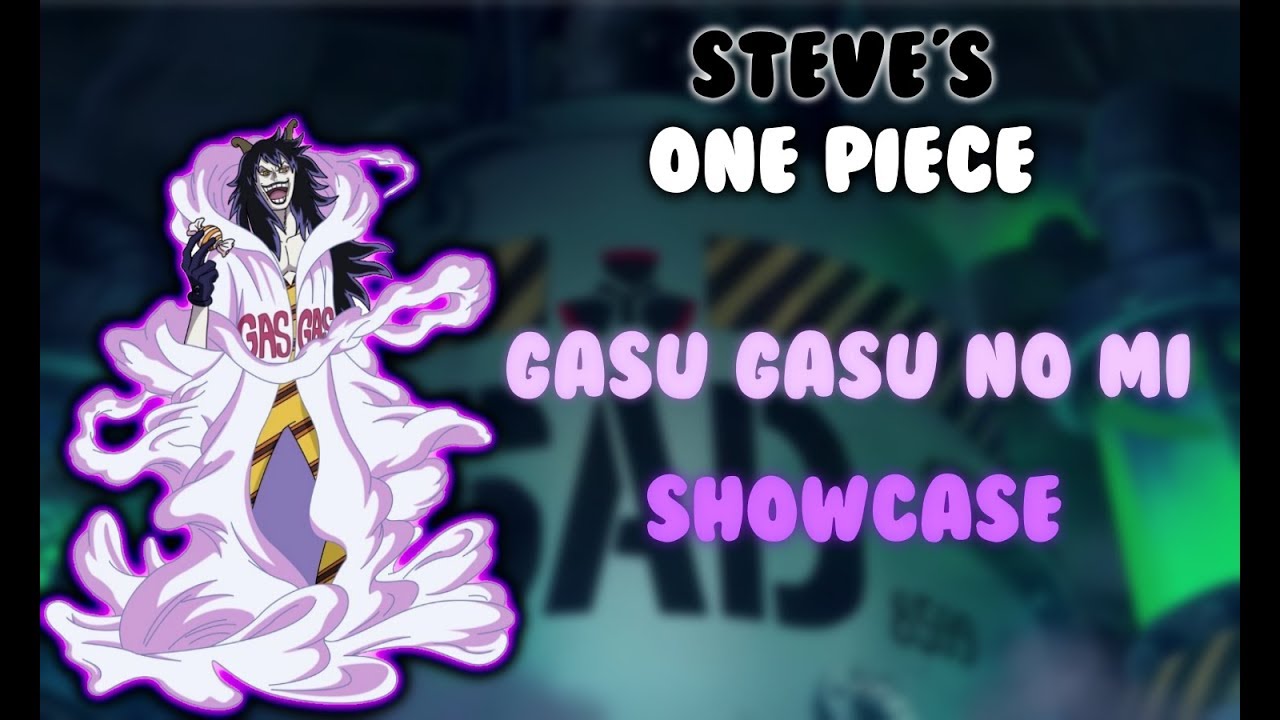New Gasu Gasu No Mi Showcase Steve S One Piece Roblox Youtube