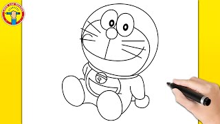 How to Draw Doraemon - Step by Step | Easy Drawing Tutorial screenshot 5
