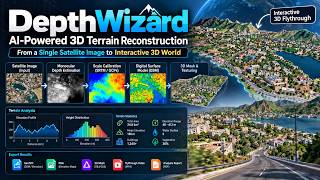 DepthWizard | AI-Powered 3D Terrain Reconstruction & Flythrough