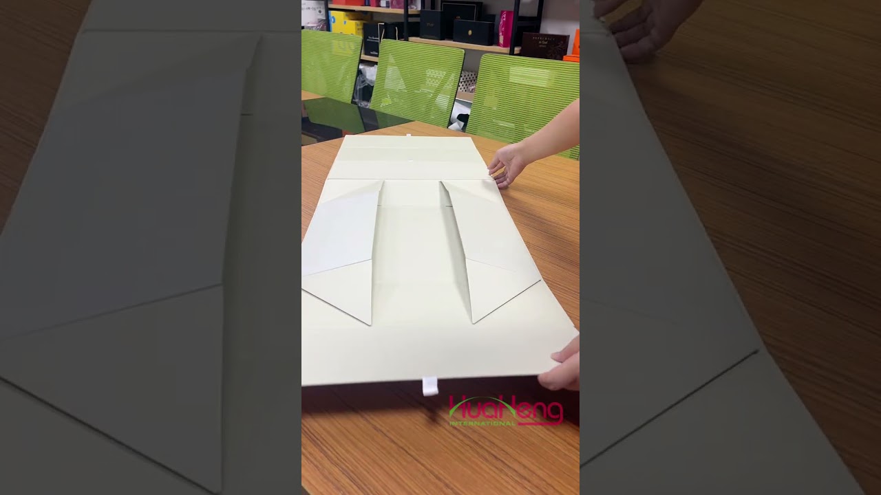 Chic & Durable - Nude Foldable Packaging Box with Embossed Logo