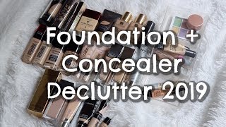 Makeup Declutter | Foundations &amp; Concealers