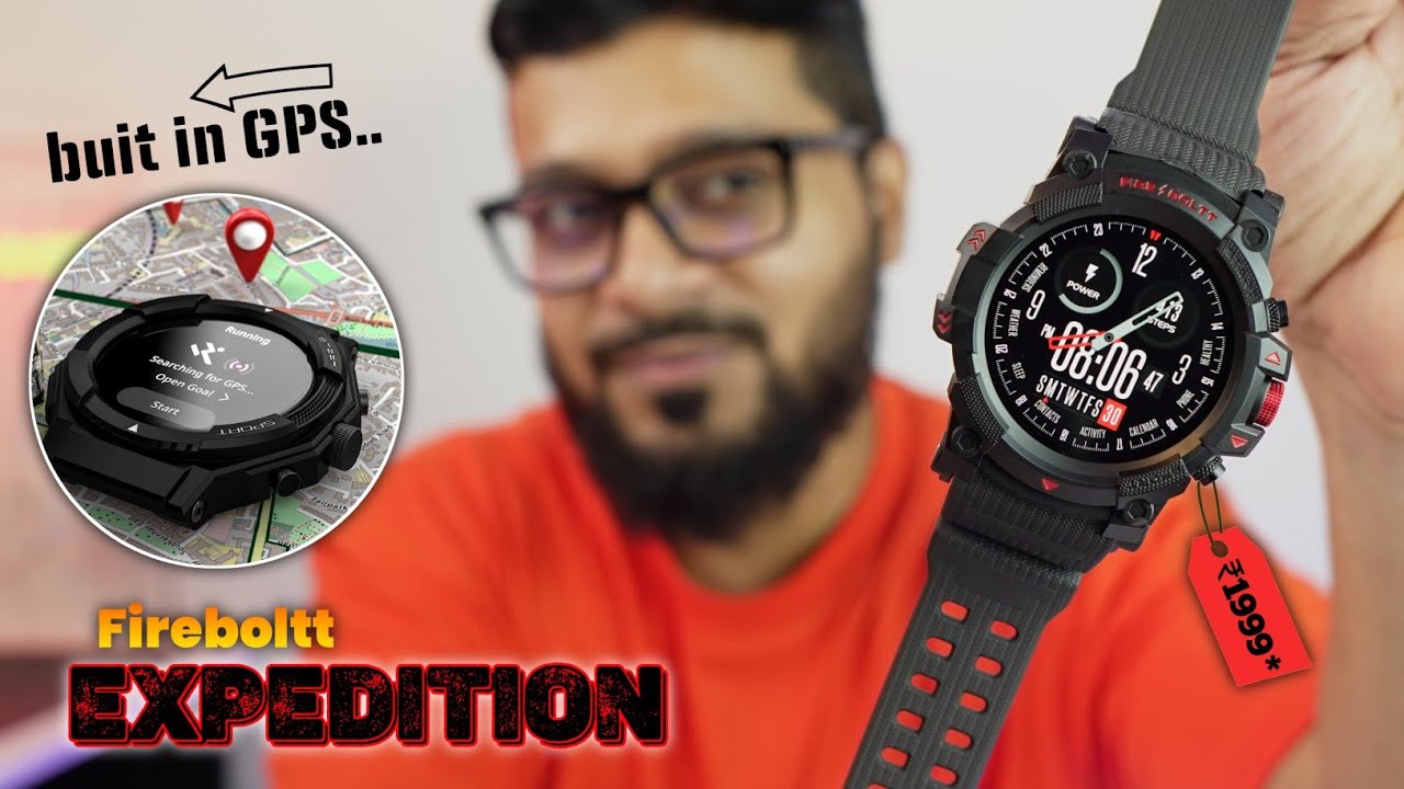 This is Super Strong watch with buit in GPS at only 1999 || Fireboltt Expedition Review🔥