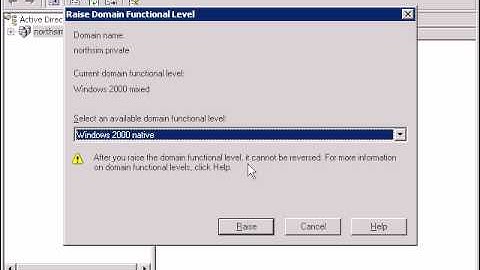 Functional Levels - Active Directory