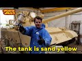 Painting the whole tank sandcamo! (and some signs)