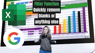 filter out empty cells or show just what you want to see in sheets and excel