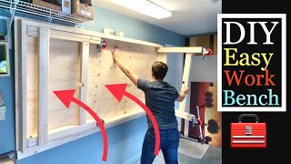 workbench  🧰 How to Build a Simple Folding workbench with table saw and miter saw part 1