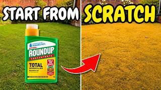 How To KILL Your Old Lawn Using Roundup - Lawn Renovation - Part 1