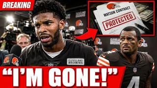 Shedeur Sanders QUITS After Browns Protect Watson's Contract - NFL STUNNED! Guide