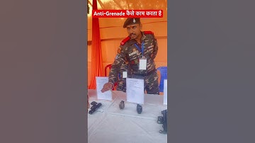 How to work Anti Grenade #indianarmy #viralvideo #armedforces