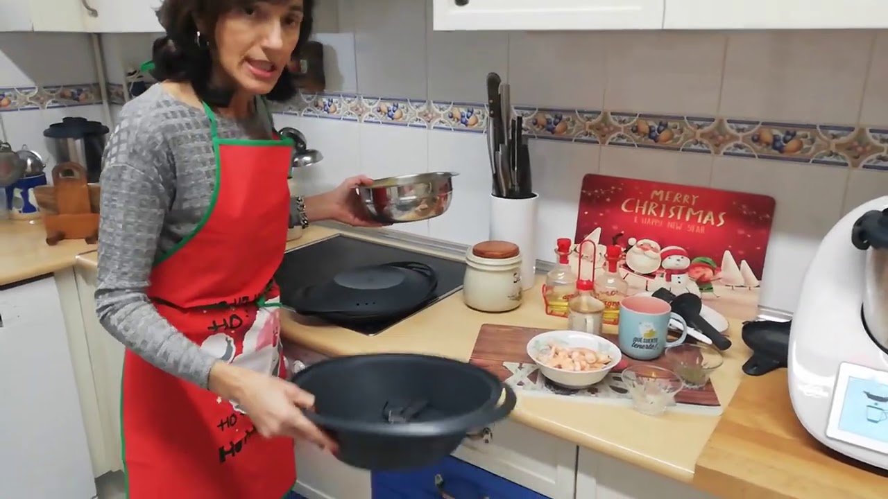 Merluza al cava con patatas en thermomix.