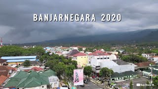 Drone View Kota Banjarnegara Jawa Tengah 2020