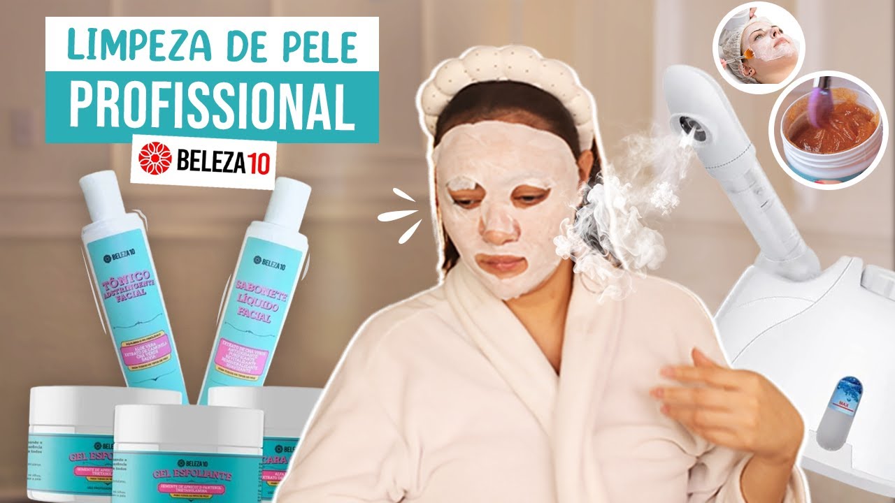 🔍🌟Como fazer limpeza de pele com extração EM CASA  🧪 Kit da Beleza 10 + Vaporizador 💨#limpezadepele