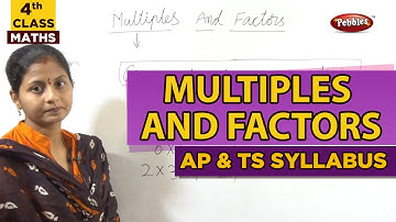 #Class 4 Mathematics | MULTIPLES AND FACTORS | Maths in Telugu Explanation