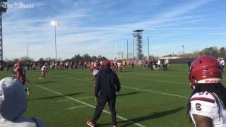 Gamecock Quarterback Jake Bentley opens spring practice with the drive screenshot 3