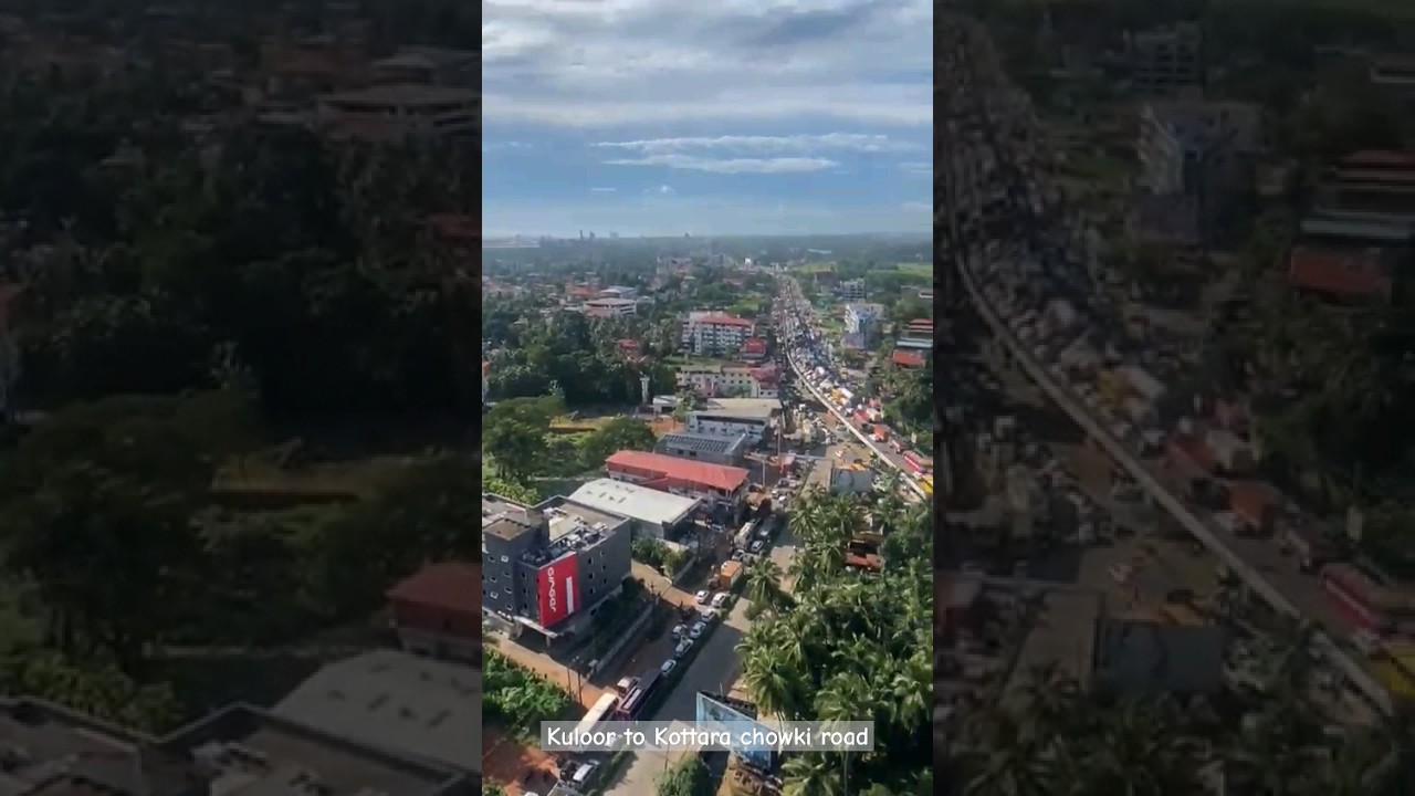 Kuloor Road Repair Work Heavy Traffic 