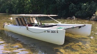 Wailua River cruise on my Solar Electric Sailing Catamaran -SolGato