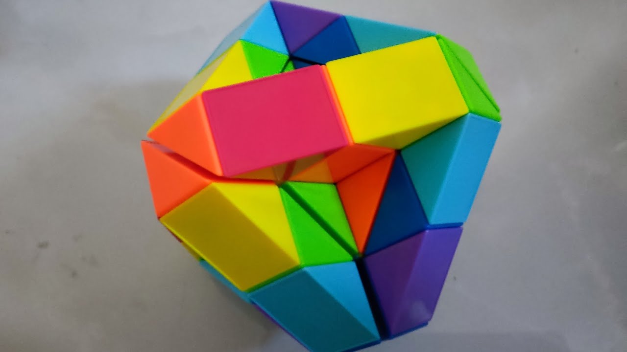Октаэдр из змейки Рубика 72