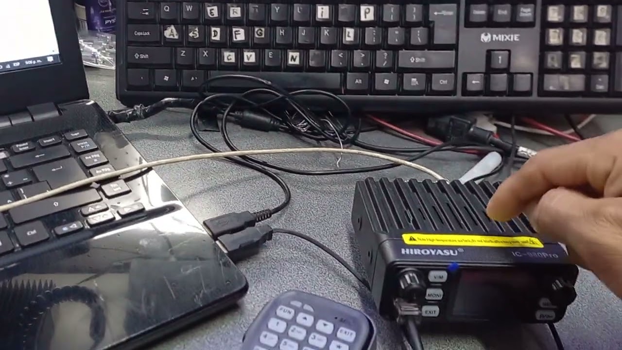 Programar Radio HIROYASU IC- 980 PRO, banda Aérea, con Cable USB tipo C ,  Radioaficionados
