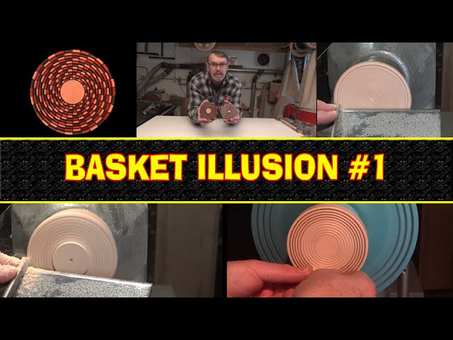 Basket Weave Illusion DIY 4pc Burning Pen Kit (Bead & Sled) Woodturning