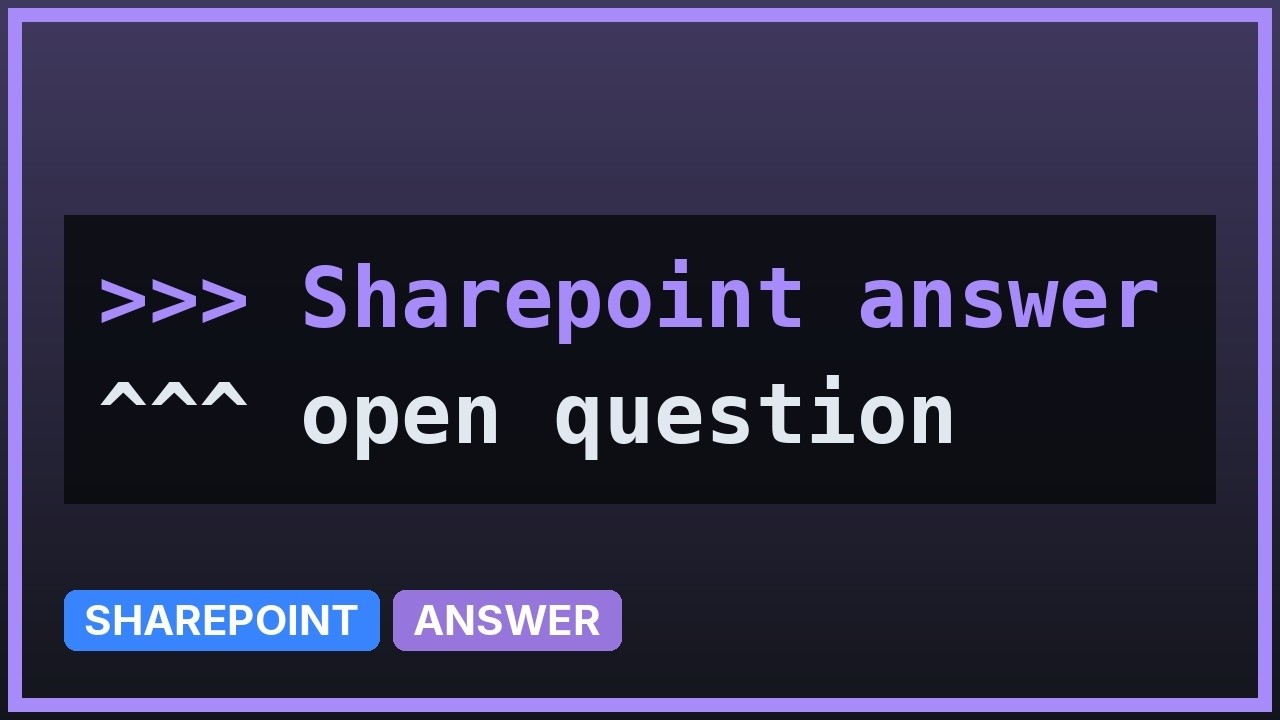 Sharepoint: 400 bad request the request cannot be fulfilled due to bad ...