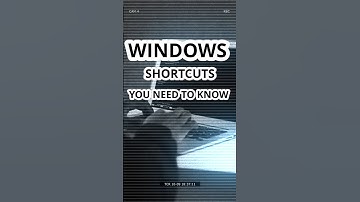 WINDOWS SHORTCUTS YOU NEED TO KNOW #windows