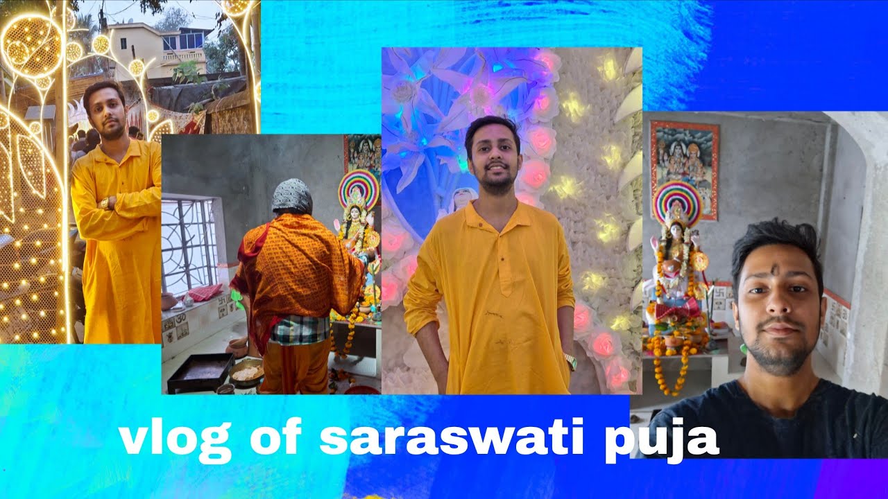 Vlog of saraswati puja 