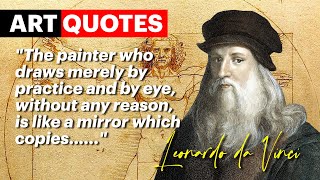 Leonardo Da Vinci Great Art Quotes