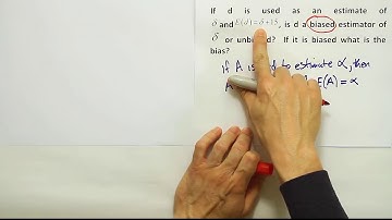 How to tell if an estimator is biased or unbiased