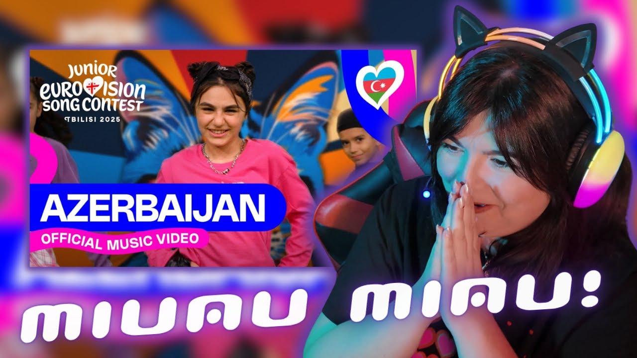 Yağmur - Miau Miau | 🇦🇿 Azerbaijan Junior Eurovision 2025 | SPANISH REACTION