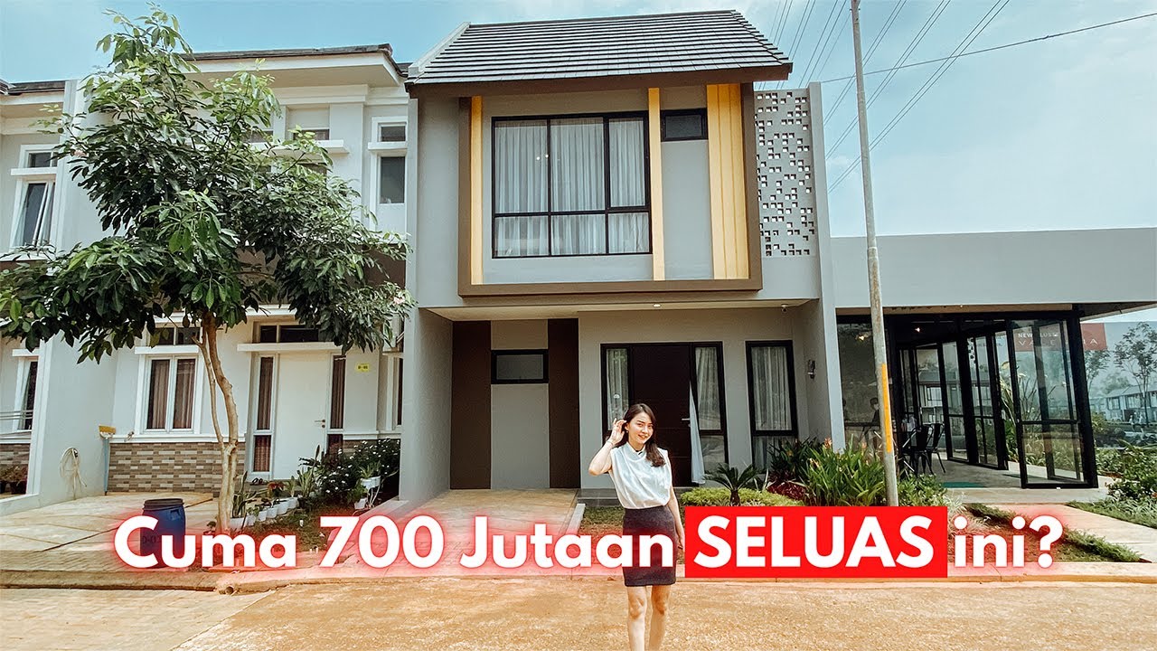 RUMAH 700 JUTAAN TAPI KOK SELUAS INI - PARKVILLE SERPONG