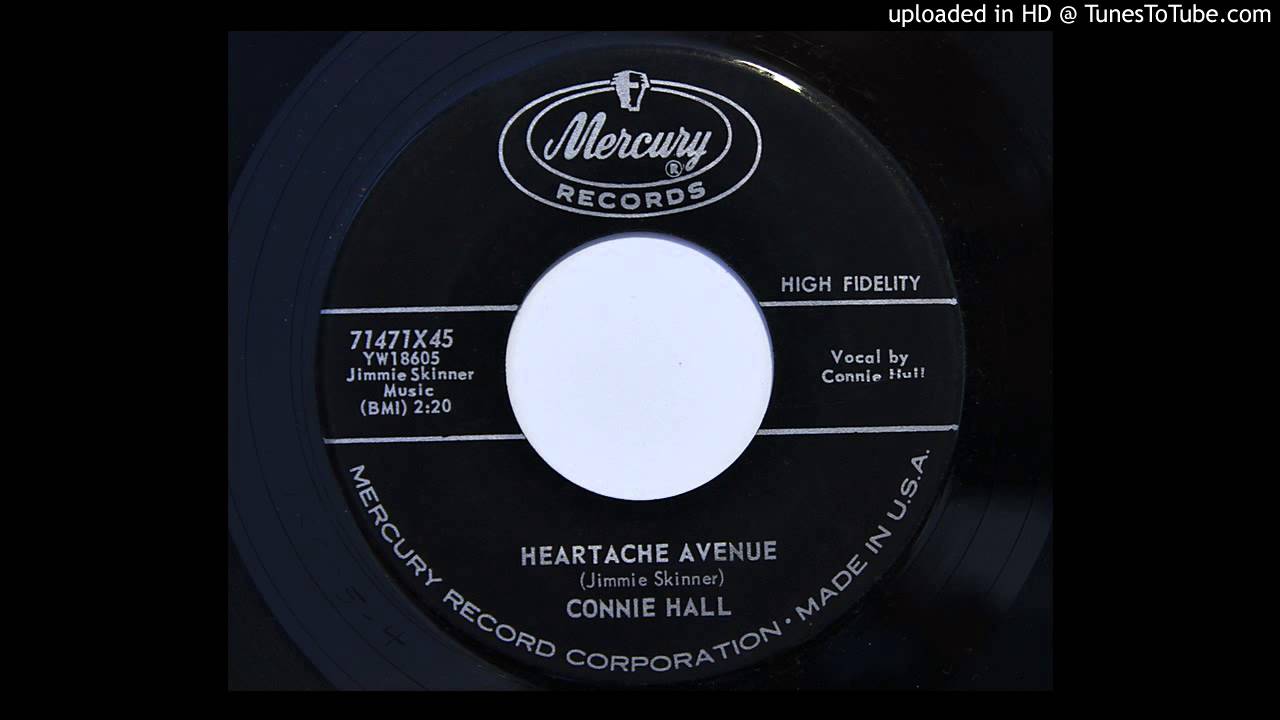 Connie Hall - Heartache Avenue (Mercury 71471) [1959 country]